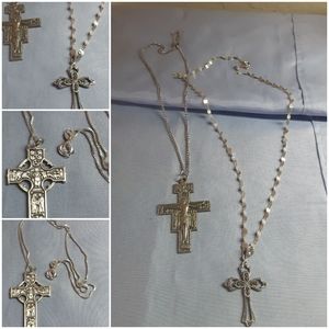 2 ster cross and chain